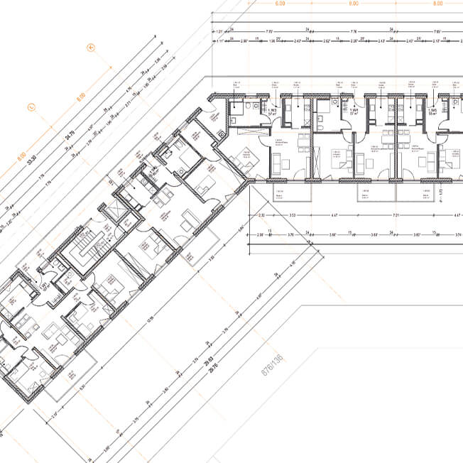 Fischer Planen und Bauen - Wohnanlage Hilpoltstein, Plan vom 1. Obergeschoss