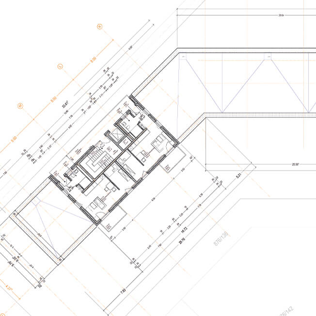 Fischer Planen und Bauen - Wohnanlage Hilpoltstein, Plan vom 3. Obergeschoss