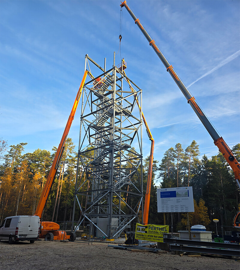 Stahlgittermast Wetterradar Deutscher Wetterdienst