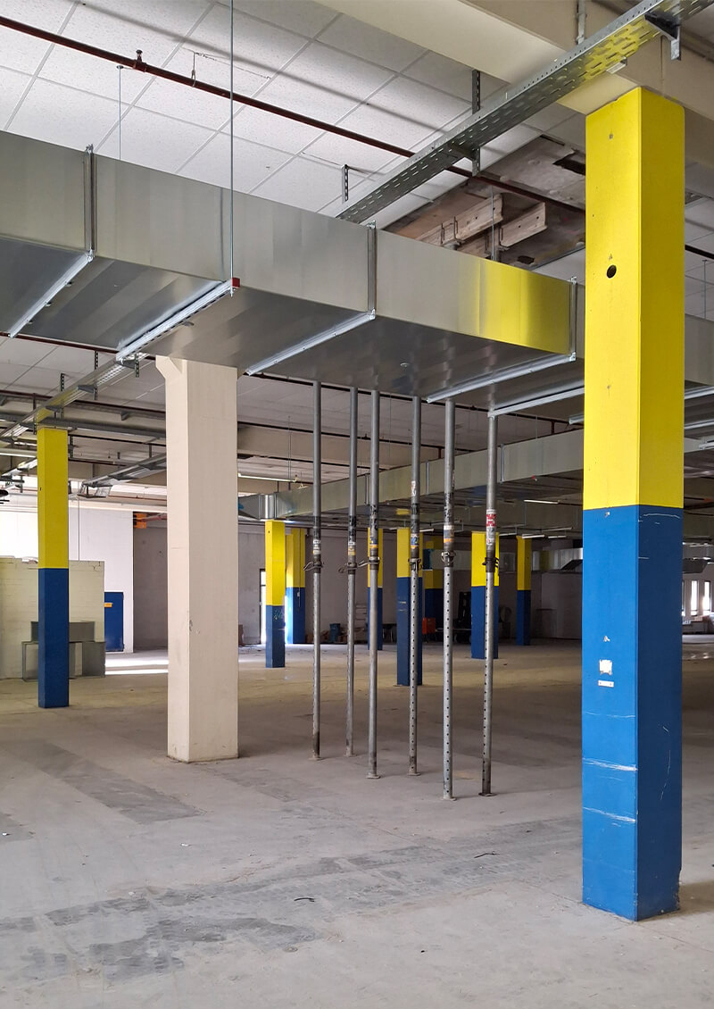 Innenraumorganisation Produktions- und Verwaltungsbereiche Metz